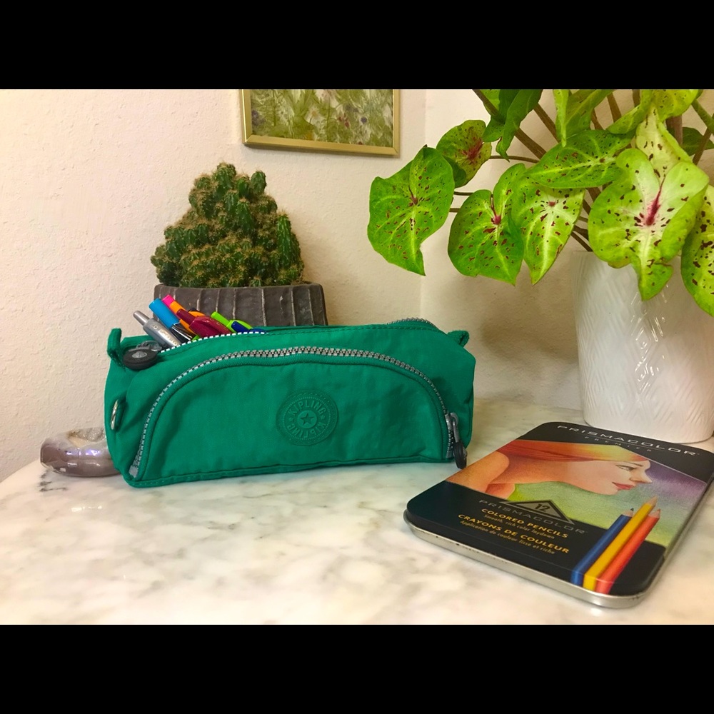 Kipling Cute Pencil Case Green